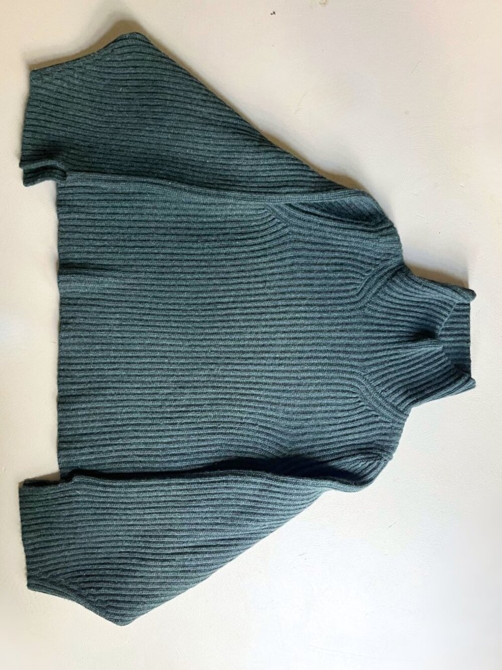 KHAITE Molly Cashmere Sweater Forest Green Size M - Picture 6 of 8